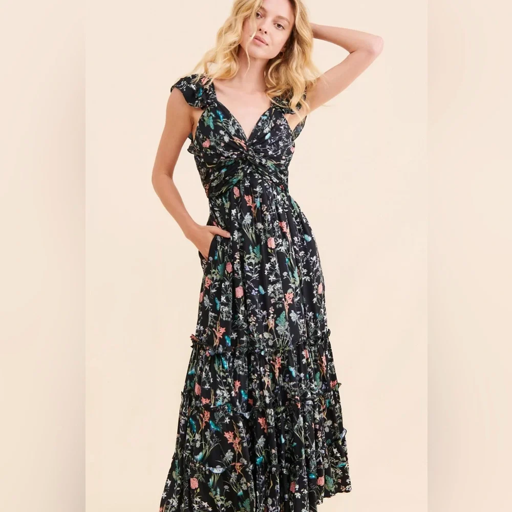 Let Me Be sweatheart floral maxi dress - Picture 3 of 9